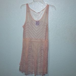 Free People beaded overlay dress. Size large.